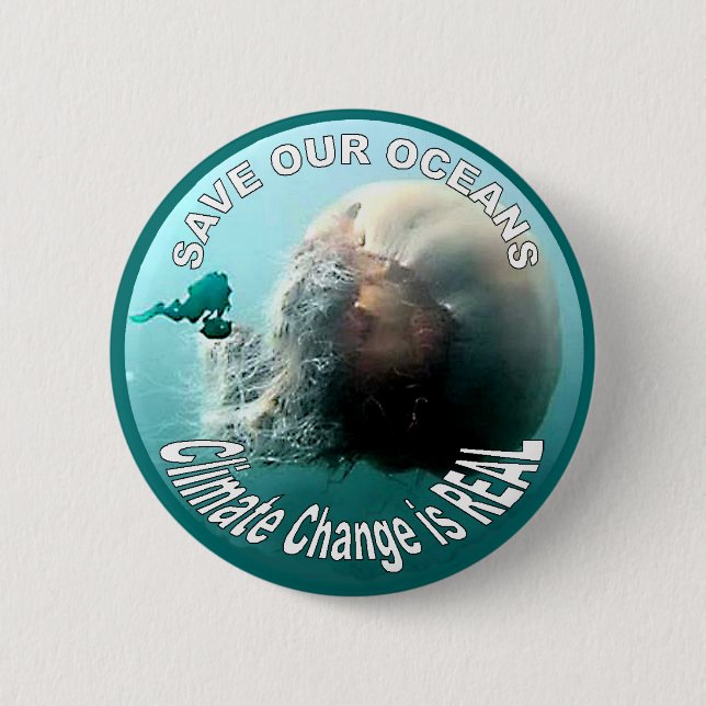 Save Our Oceans - Button (Front)