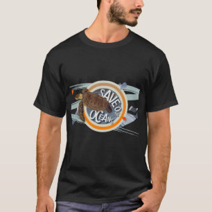 Save Our Oceans - Cute Turtle Save The Seas Range  T-Shirt