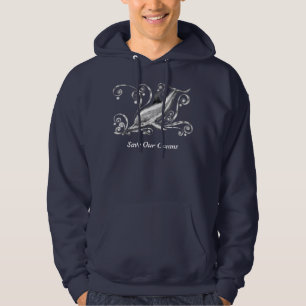 `Save Our Oceans' Dolphins II Adults Hoodie