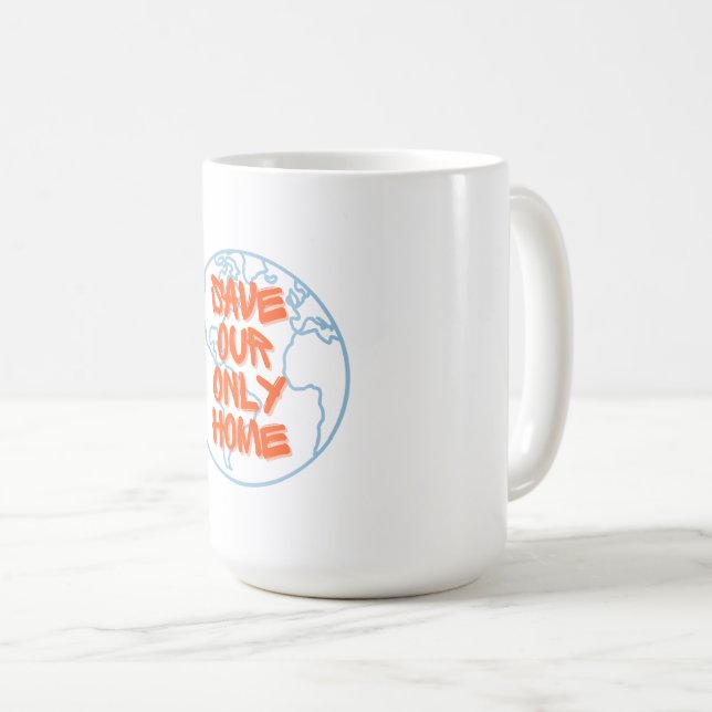 Save Our Only Home Coffee Mug (Front Right)