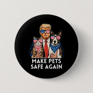 Save Our Pets Vote For Trump Trump Vance Election  6 Cm Round Badge