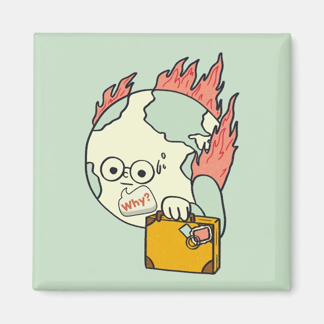 Save Our Planet - Earth Day Magnet (Front)