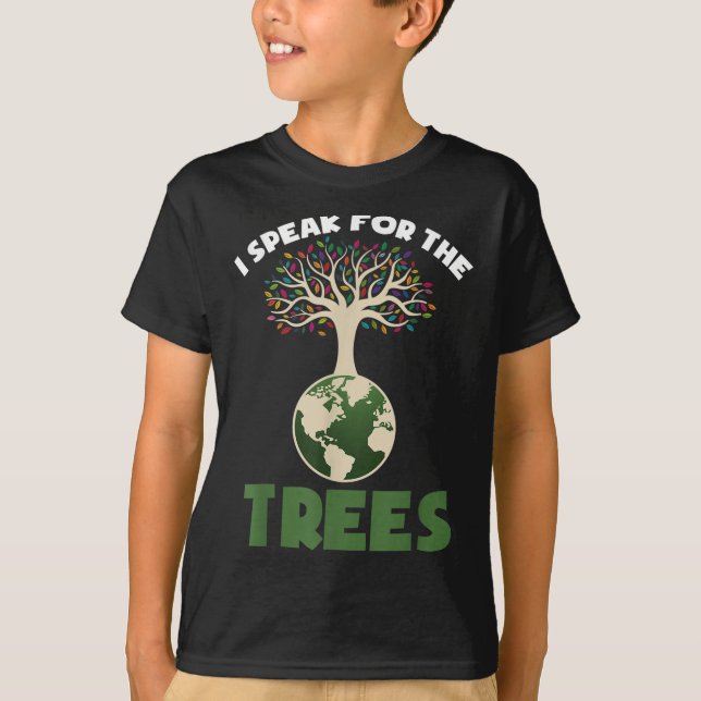 Save Our Planet For Environmental Protection Trees T-Shirt (Front)