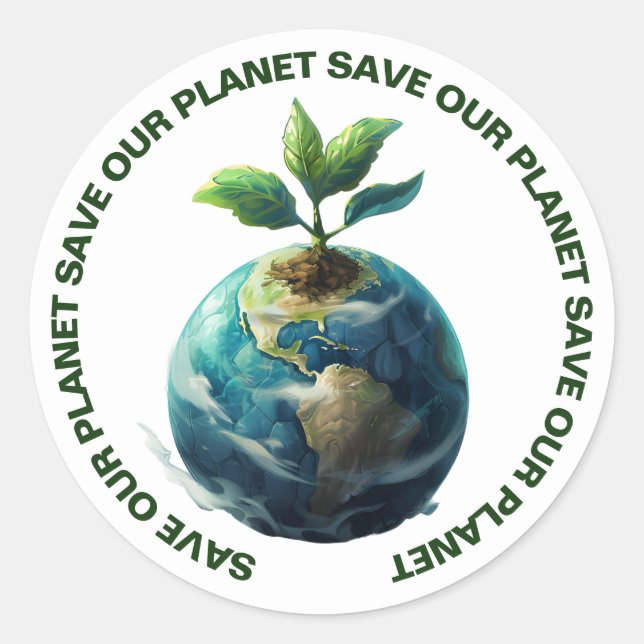 Save Our Planet Stickers  (Front)