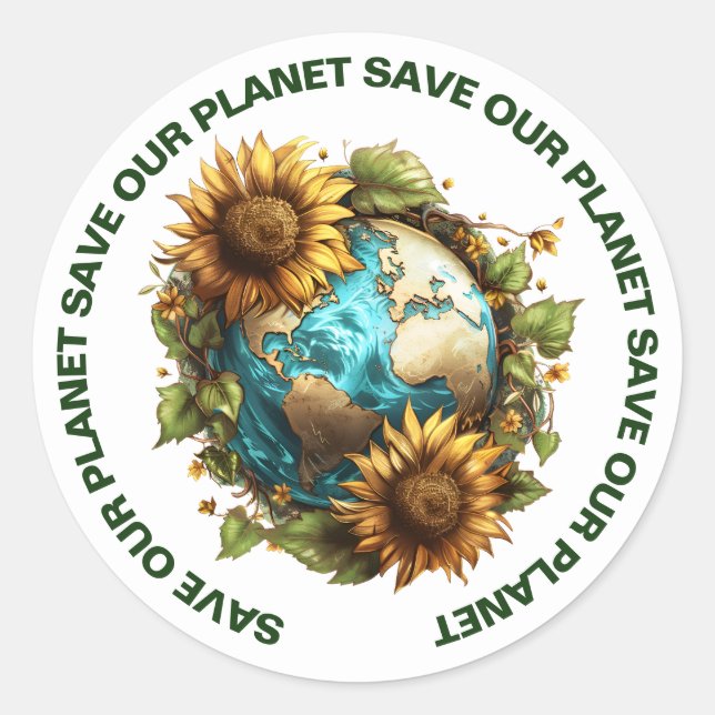 Save Our Planet Stickers  (Front)