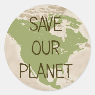 Save Our Planet -- USA stickers