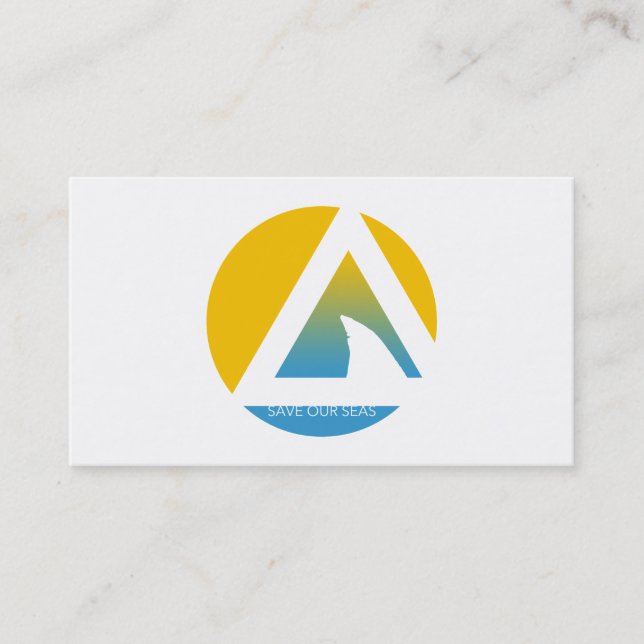 save our seas tricircles business card (Front)