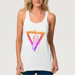 save our sharks SOS summer flowers Singlet