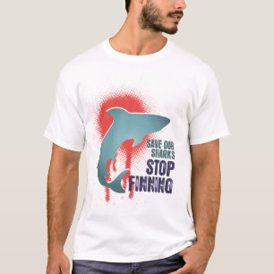 Save Our Sharks Stop Finning T-shirt