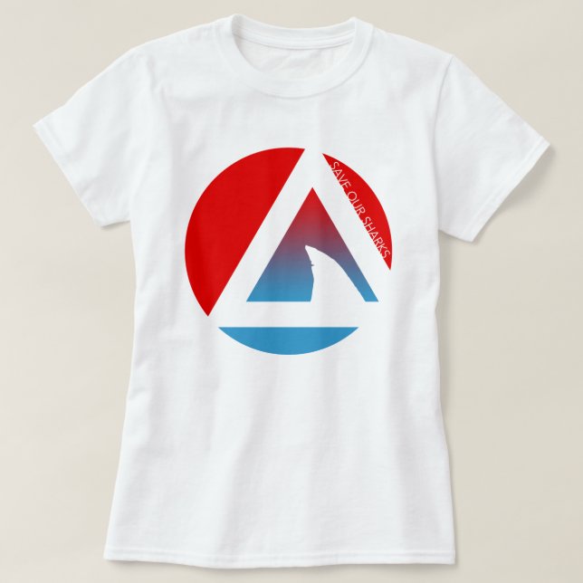 save our sharks tricircles T-Shirt (Design Front)