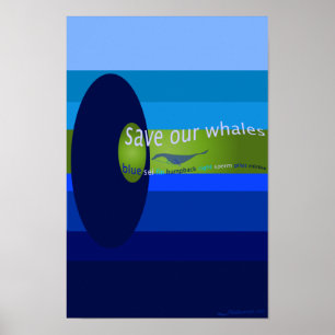Save Our Whales Poster