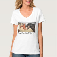 Save Our Wild Horses V-Neck