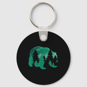 Save Our Woods Environmental Protection Bear Grizz Key Ring