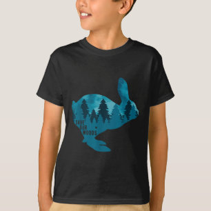 Save Our Woods Environmental Protection Rabbit Nat T-Shirt
