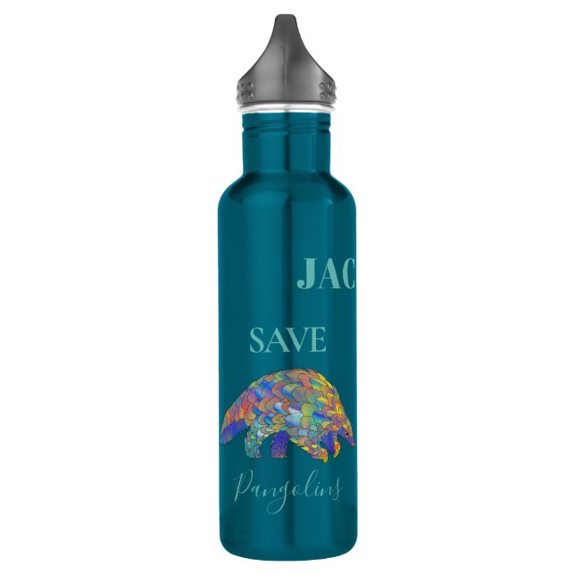 Save Pangolins personalised 710 Ml Water Bottle (Left)