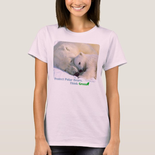 Save Polar Bear T-Shirt (Front)