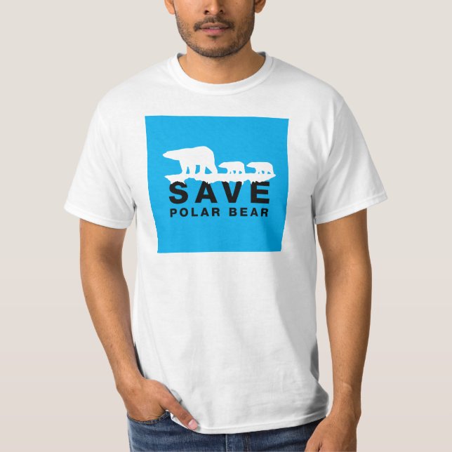 Save Polar Bear T-Shirt (Front)