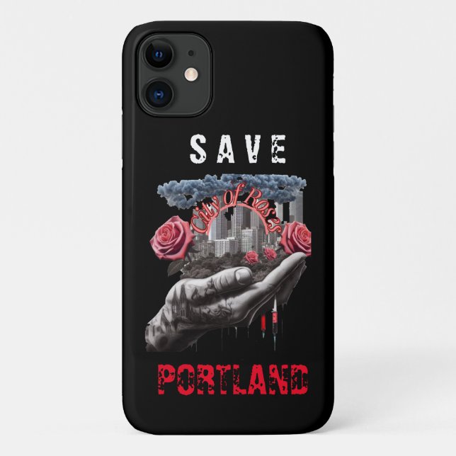 "Save Portland" iPhone/iPad case  (Back)