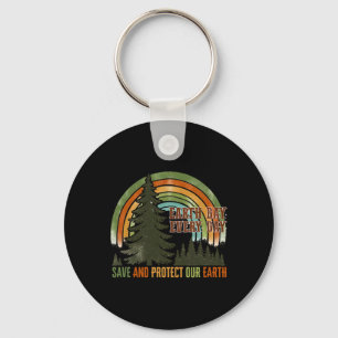 Save Protect The Earth Make Everyday Earth Day Sun Key Ring