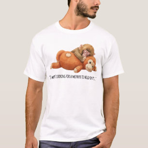 Save Punch Monkey Macaque Art T-Shirt