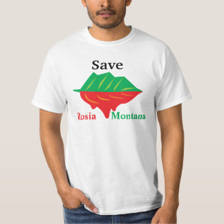 Save Rosia Monatana Front T-Shirt