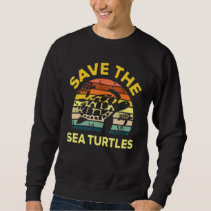 Save Sea Turtle Lover Shirt Vintage Skip a Straw O