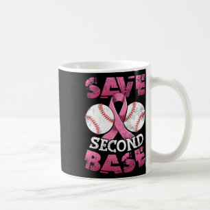 Save Second 2nd Byse Fun Bysebyll Breast Cancer Aw Coffee Mug