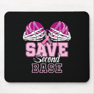 Save Second 2nd Byse Fun Bysebyll Breast Cancer Aw Mouse Pad