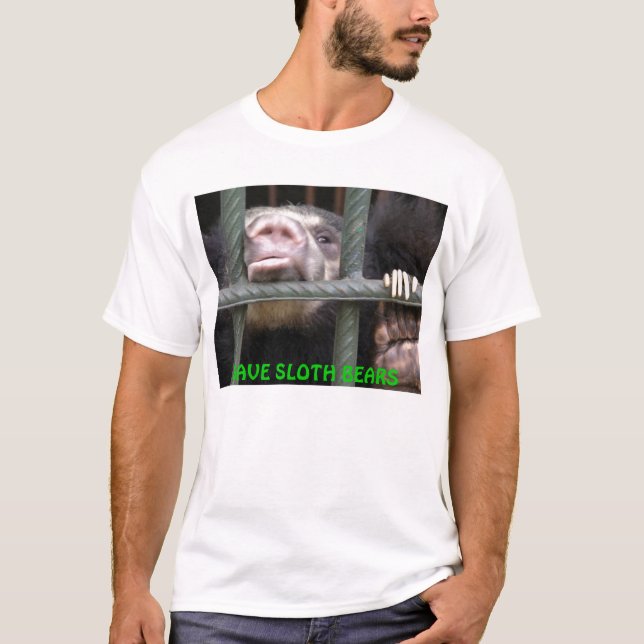 SAVE SLOTH BEARS T-Shirt (Front)
