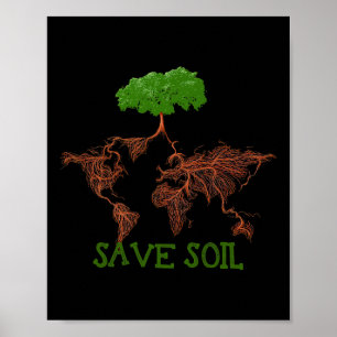 Save Soil Support Sadhguru To Save Our Lives Cute Poster
