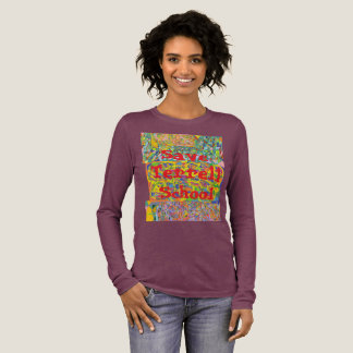 Save Terrell School abstract art Tri-Blend Shirt