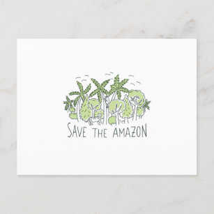 Save the amazon postcard