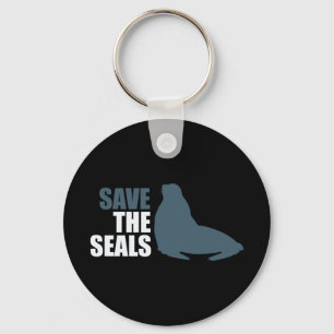 Save the Baby Seals Do Not Club Key Ring
