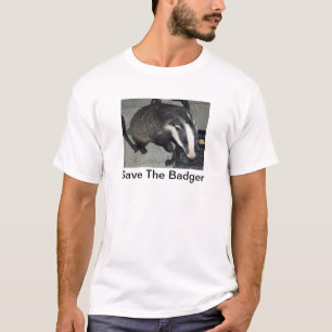 Save The Badger with Badger Pic T-shirts