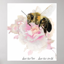 Save the Bee! Save the World! Pretty Bee