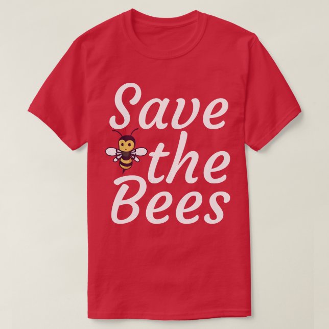 Save the bees 1 T-Shirt (Design Front)