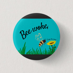 Save the Bees 3 Cm Round Badge