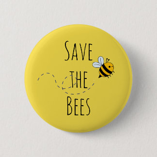 Save The Bees Activist Button