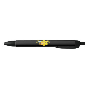 Save the Bees BEE Slogan Quotes Awareness Gifts Black Ink Pen