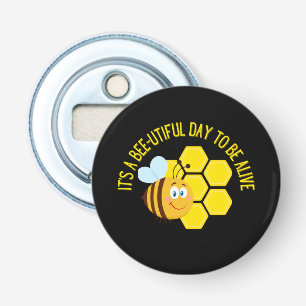 Save the Bees BEE Slogan Quotes Awareness Gifts Bottle Opener