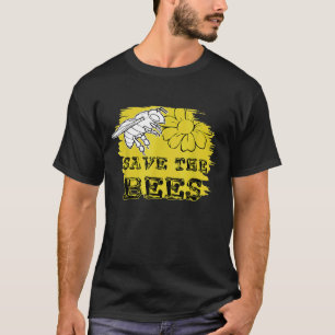 Save The Bees Beekeeper Bee Vintage Retro T-Shirt