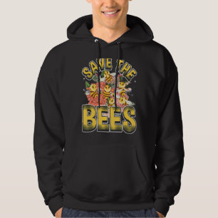 Save the bees Beekeeper cute honey bee costume 4 Hoodie