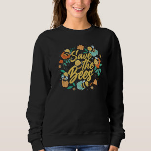 Save the bees Beekeeper cute honey bee costume 5 Sweatshirt