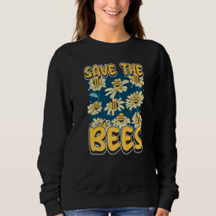 Save the bees Beekeeper cute honey bee costume 8 Sweatshirt