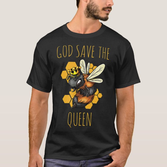 Save The Bees Beekeeper Environmental Protection _ T-Shirt (Front)