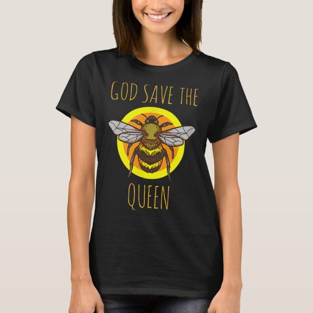 Save The Bees Beekeeper Environmental Protection  T-Shirt (Front)