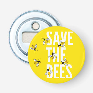 Save The Bees Bottle Opener