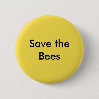 Save the Bees Button