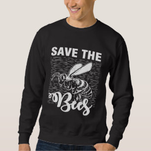 Save The Bees Climate Change Conservation Sweatshirt