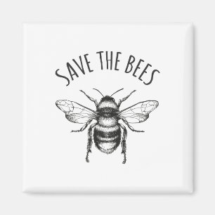 Save The Bees Earth Day Save Our Planet Environmen Magnet